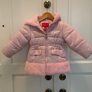 Girls London Fog Pink Jacket 3T